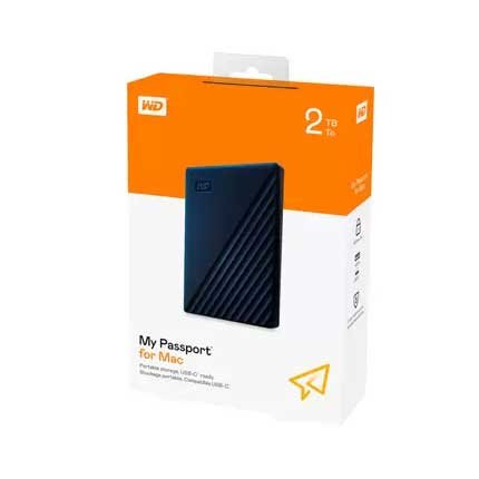 WD My Passport External Portable Hard Drive HDD 2TB