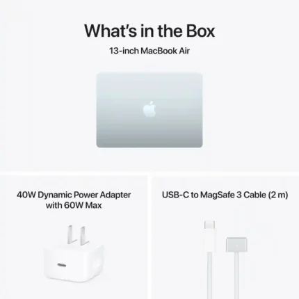 Apple Macbook Air 13″ MDHH4 Apple M5 Chip, 10 core CPU & 8 core GPU, 16GB Memory, 512GB SSD, 13″ Liquid Retina Display, mac OS, Sky Blue - image 3