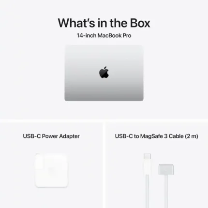 Apple Macbook Pro 14″ MDE44 Apple M5 Chip, 10 core CPU & 10 core GPU, 16GB Memory, 512GB SSD, 14 inch Liquid Retina XDR display, mac OS, Silver - image 3