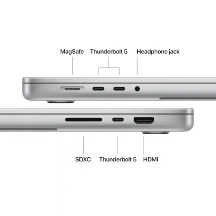 Apple Macbook Pro 16″ MGE94 Apple M5 Max Chip, 18 core CPU & 40 core GPU, 48GB Memory, 2TB SSD, 16″ Liquid Retina Display, mac OS, Silver - image 3
