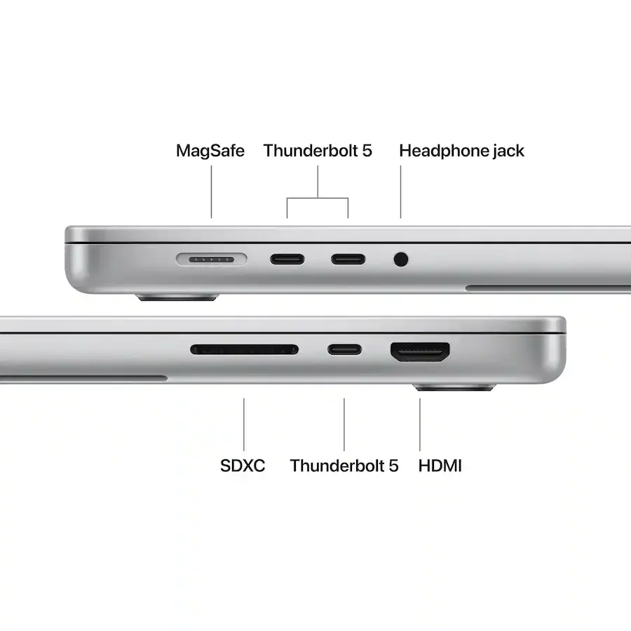 Apple Macbook Pro 16" MGE94 Apple M5 Max Chip, 18 core CPU & 40 core GPU, 48GB Memory, 2TB SSD, 16" Liquid Retina Display, mac OS, Silver Apple Macbook Pro 16" MGE94 Apple M5 Max Chip, 18 core CPU & 40 core GPU, 48GB Memory, 2TB SSD, 16" Liquid Retina Display, mac OS, Silver