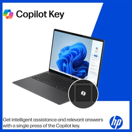 HP OmniBook 3 16-BU0305DX 16″ 2K IPS Touchscreen Laptop, Intel Core Ultra 5 225U, 8GB DDR5 RAM, 512GB PCIe Gen4 NVMe M.2 SSD, Intel Graphics, Windows 11 Home, Mica Silver - image 2