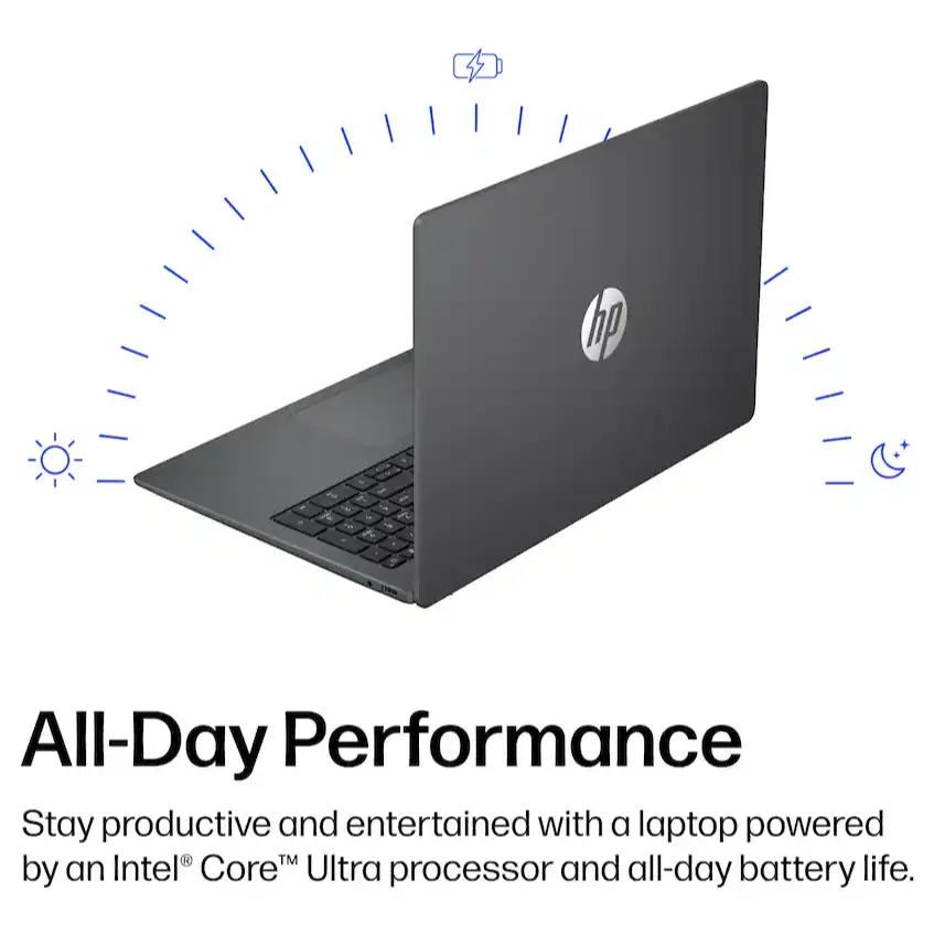 HP OmniBook 3 16-BU0305DX 16" 2K IPS Touchscreen Laptop, Intel Core Ultra 5 225U, 8GB DDR5 RAM, 512GB PCIe Gen4 NVMe M.2 SSD, Intel Graphics, Windows 11 Home, Mica Silver HP OmniBook 3 16-BU0305DX 16" 2K IPS Touchscreen Laptop, Intel Core Ultra 5 225U, 8GB DDR5 RAM, 512GB PCIe Gen4 NVMe M.2 SSD, Intel Graphics, Windows 11 Home, Mica Silver