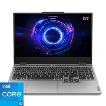 Lenovo LOQ 15IRX10 Gaming Laptop, Intel Core i5-13450HX, GeForce RTX 5050 8GB, 16GB DDR5-4800, 512GB SSD, 15.6" FHD 144Hz, Windows 11 Home, White Backlit Keyboard, Luna Grey,...