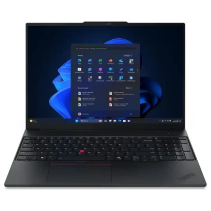 Lenovo ThinkPad E16 Gen 3 Laptop, Intel Core 7 240H, 16GB DDR5-5600, 512GB PCIe 4.0 NVMe SSD, 16" WUXGA IPS, Black, 21TF0058GQ (Official Warranty)